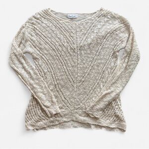 Cloudchaser Juniors Knit Pullover Sweater Beige Size Medium